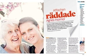 Affischen räddade Agnes mormor