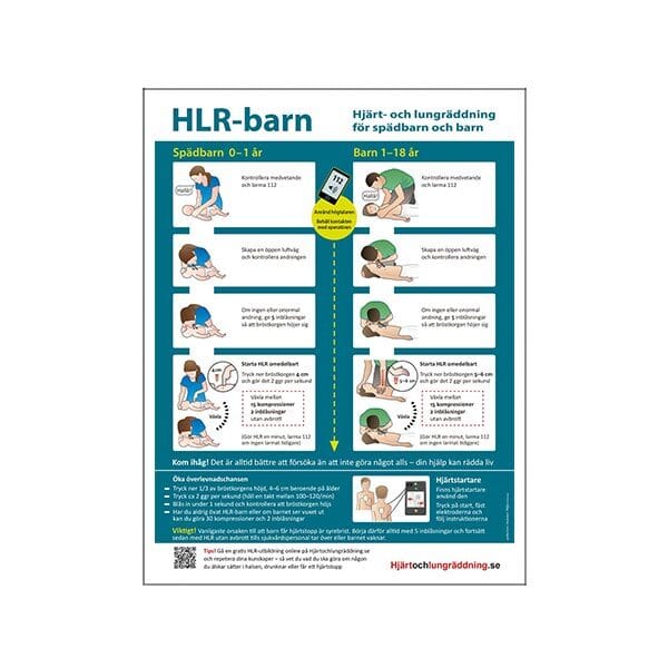 Handlingsplan HLR barn affisch A4
