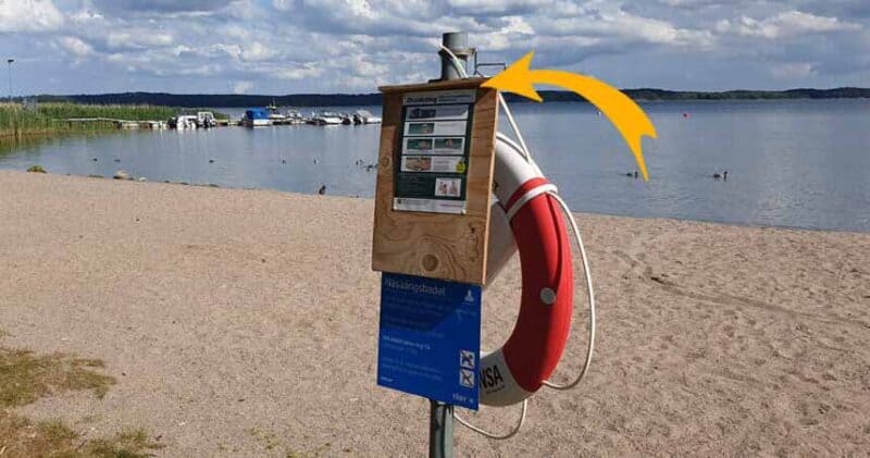 Ladda ner gratis affisch HLR vid drunkning barn och vuxen