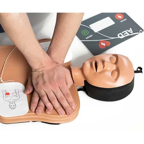 Pappershjärtstartare AED-attrapp - hjärtstartare för övning