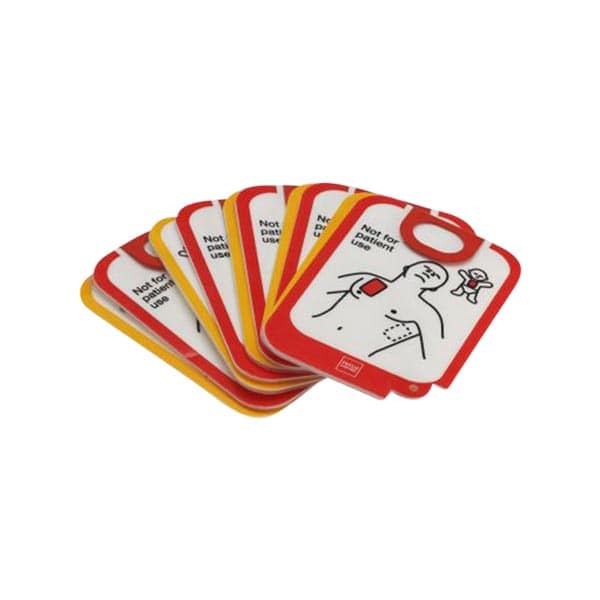 Träningselektroder övningshjärtstartare Lifepak CR2 5-pack