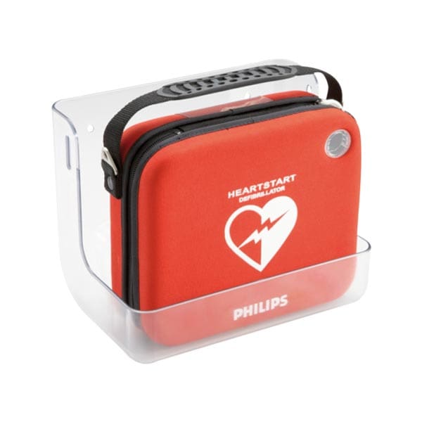Väggfäste transparent till hjärtstartare Philips HS1 och Frx