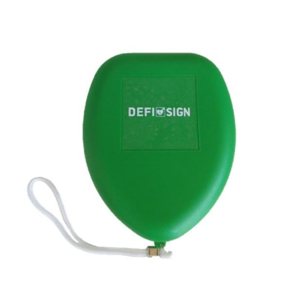 DefiSign pocketmask med syrgasventil framsida