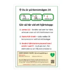 Affisch hjärtstartare
