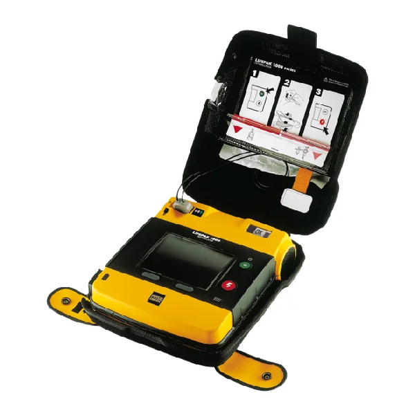 Lifepak 1000 med väska öppen